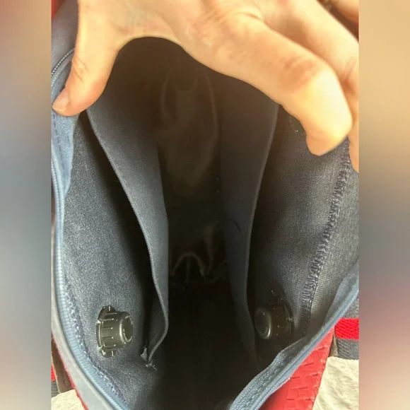 O BAG RED AND NAVY - Picture 3 of 4